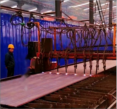 甘肃庆阳钢结构车间数控等离子切割机